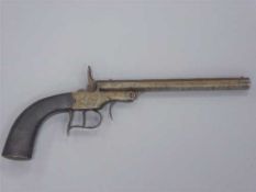 A 19th century rim-fire target pistol, with 20.