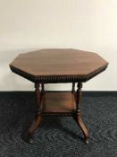 A Victorian mahogany occasional table