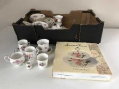 Two boxes of tea china, Royal Windsor china,