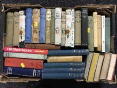 A box of books - novels,