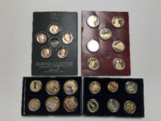 Two boxed Windsor Mint proof coin sets - Battle of Waterloo,