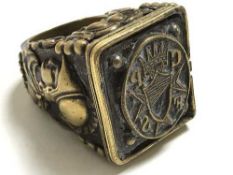 A nineteenth century Bishop's ring / poison ring,