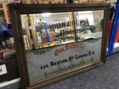 An advertising pub mirror - John Rogers