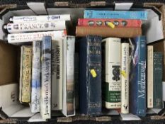 A box of books - Travel guides,