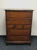 A Stag Minstrel seven drawer chest