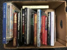 A box of books - art, atlas,