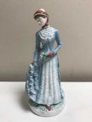 A Royal Worcester figure - Walking our dresses of the 19th century - The Bushel