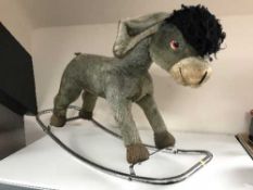 A mid twentieth century Rocking donkey