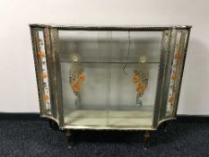 A 1950s china cabinet with melamine top