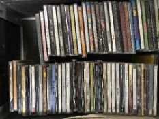 A box of CDs