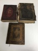 A box of Victorian holy bible,