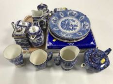A tray of Ringtons china, teapot,