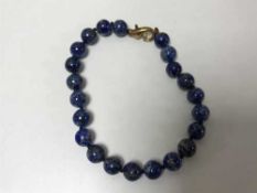 A Lapis Lazuli bracelet