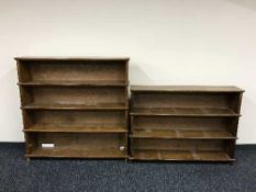 Two continental bookcases