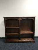 An oak Old Charm bookcase