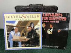 Two boxes of LP records,