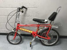 A Raleigh Chopper Mark 3 bike