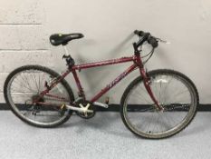 A Specialized Hard Rock mountain bike