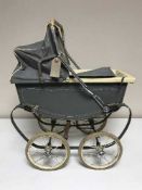 An antique child's pram