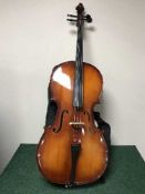 A cello in carry case