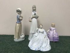 A Coalport figure - June,