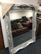 A very large silvered mirror