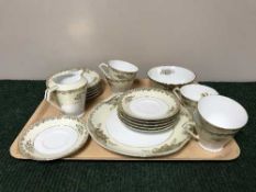 A tray of Noritake tea china