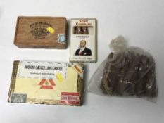 A collection of cigars; Montecristo, King Edward,