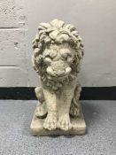 A garden figure - lion