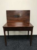A Victorian mahogany TOT table