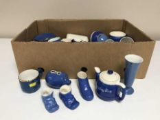 Two boxes of milk jugs,