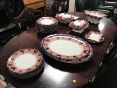 A quantity of Doulton Burslem Watteau dinner ware