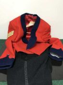 A sargeant's dress tunic and trousers