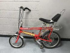 A Raleigh Chopper Mark 3 bike