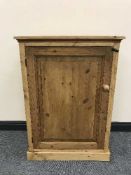 A reclaimed pine side cabinet