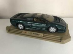 A large scale Maisto Jaguar XJ 220, dated 1992,