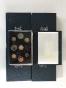 Five cased Royal Mint decimal coin sets