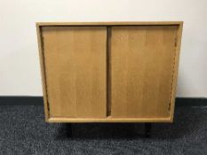 A mid 20th Stag double door cupboard