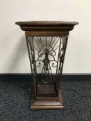 A contemporary stick stand