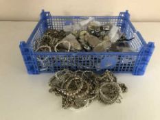 A box of costume jewellery,