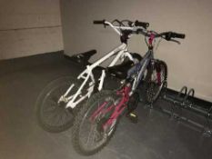 A girls BMX bike and girls mountain bike