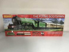 A boxed Hornby Railways The Flying Scotsman OO guage train set