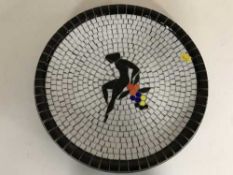 A continental mosaic charger