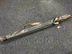 A fishing bag of sea fishing rods