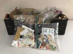 A large quantity of assorted loose stamps