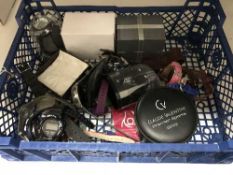 A box of assorted lady's and gents wrist watches