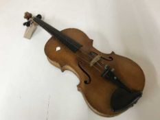 A late nineteenth / early twentieth century violin,