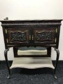 A late Victorian chiffonier base