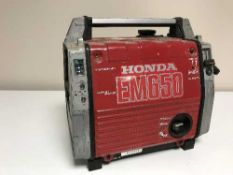 A Honda EM650 generator