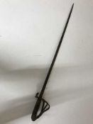 An 1821 pattern light cavalry officer's sword (rusted condition)